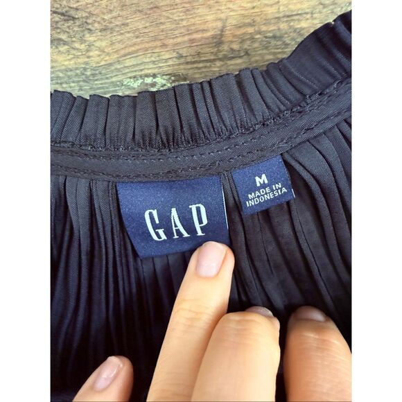 Gap Ruffle-Neck Midi Dress size medium - Picture 4 of 9